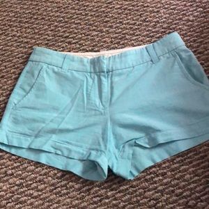 J. Crew size 4 blue chino short